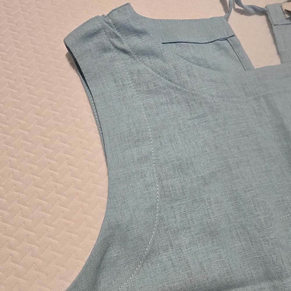 Rachel Zoe Sky Blue Sleeveless Blouse